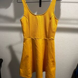 Medium, yellow golden woman dress